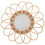 Boho Sunburst Rattan Mirror Wall Decor 1