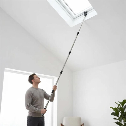 Modular Telescopic Hook Pole-Adjustable Overhead Extension Pole for Hanging Lights and Retrieving Items From High Places 2