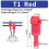 100Pcs T-Tap Connector Quick Electrical Cable Connector Snap Splice Lock Waterproof Crimp Wire Terminal Red 7