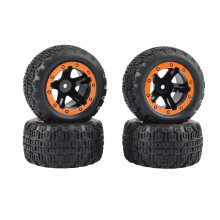 4Stück Reifen Rad Reifen für HBX 16889 16889A 16890 16890A SG 1601 SG 1602 SG1601 SG1602 RC Autoteile ZubehöR