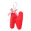 Décorations de Noël en feutrine rouge, lettres A-Z, 26 pièces 2