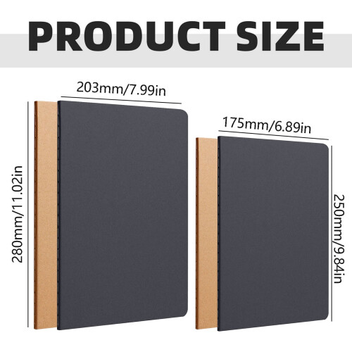 Kraft Journal A5/B5 Unlined Sketchbook 120gsm Multicolor 2
