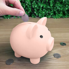 Karymi Piggy Bank – Shatterproof Plastic Coin Bank for