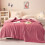 Cooling Blanket Flannel Fleece 1.2x2m Pink 100% Polyester 1