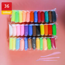 Light Clay Kit 36 Colors with 3 Tools Non-Stick Foam