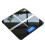 Fiberglass LED Bathroom Scale Black 400 lb 1