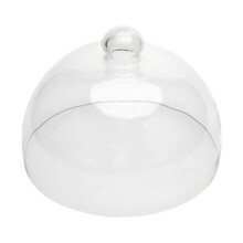 Glass Cake Stand Cover for Pastry Display 15 x 20.8 cm