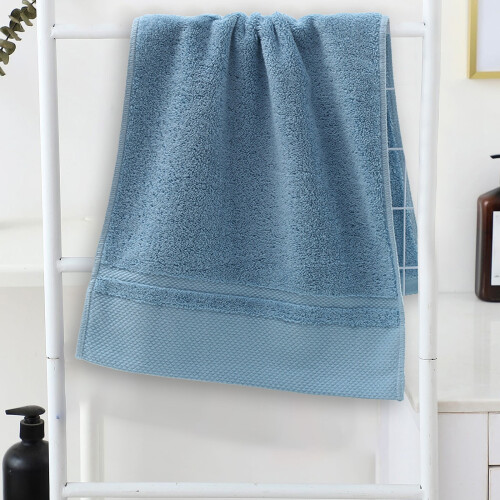 Bath Towel Solid Color Thick Absorbent Quick-Dry Adult Towel