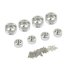 4 StüCke Metall Felgen Nabe für WPL C14 C24 C24-1 C34 C44 B14 B24 1/16 RC Auto Upgrade Teile ZubehöR,3