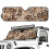 Brown Cheetah Cow Print Windshield Sun Shade for Jeep 2