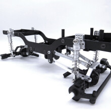 Metall Lenkung Stange Zugstangen Ziehen Halterung Stoß DäMpfer Set für MN D90 MN-90 MN99S 1/12 RC Auto Upgrade Teile,3