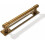 Antique Brass Cabinet Pulls with Backplate 5-Pack 1