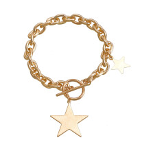 Light Luxury Collarbone Chain Necklace Five-Pointed Star