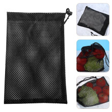 Mesh Golf Bag Black Portable Wear-Resistant 5 Pcs
