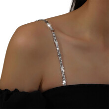 Rhinestone Bra Shoulder Straps Crystal Chain for Wedding