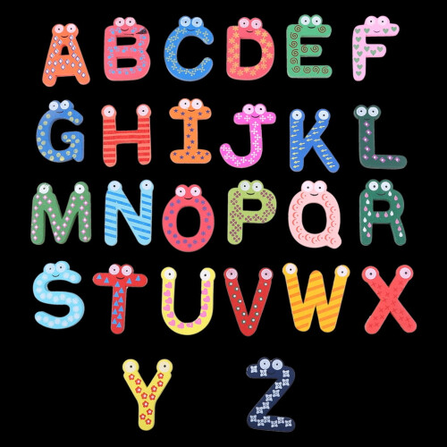 Magnetic Alphabet Letters for Refrigerator Education 1