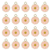 Flower Pendant Charm DIY Jewelry Supplies 20 Pcs