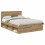 VidaXL vidaXL Bed Frame Artisian Oak 150 x 200 cm Engineered wood 5