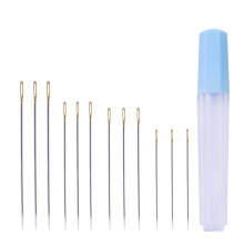 Sewing Needles Assorted Colors Large Eye 12 Pcs