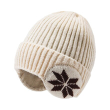 Kids Winter Beanie with Ear Flaps Arctic Wool-Lined for