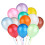 Latex Number Balloon Light Blue 12 pcs 1