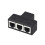 Telefoonsplitteradapter-één tot drie 1