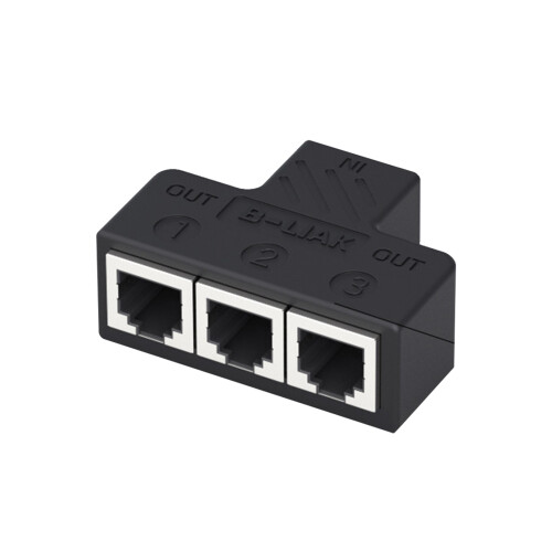 Telefoonsplitteradapter-één tot drie