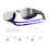 Swimming Goggles with Detachable Nose Bridge Violet 2