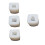 Snow House Candle Mold Set Silicone White 4 Pieces 1