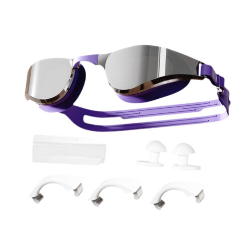 Swimming Goggles with Detachable Nose Bridge Violet 2