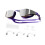 Swimming Goggles with Detachable Nose Bridge Violet 5