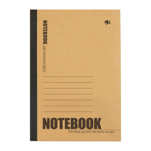 Business Notebook A5/B5 Ruled 80 Pages Rainbow Spine 1