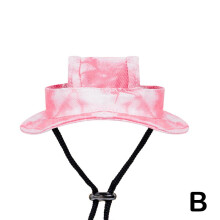 Dog Bucket Hat with Ear Holes Adjustable Sun Hat