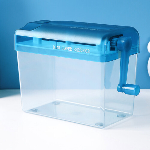 Manual A6 Desktop Shredder for Home Office Use 1
