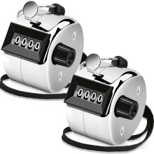 Metal Clicker Counter 4-Digit 2-Pack