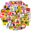 Realistic Warning Signs Stickers Educational Safety Symbols 1