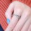 Stainless Steel Waved Knot Ring for Engagement Wedding 2