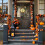 Halloween trähängande skylt fladdermöss 11,8 tum 5