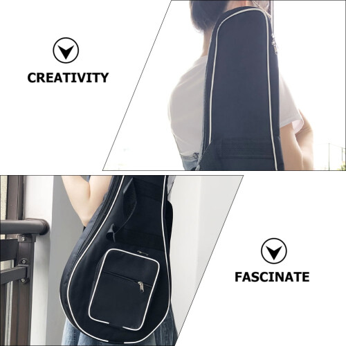 Black padded mandolin case Oxford cloth 1 set 1