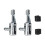 Tire Inflator Hose Adapter Valve Connector 6mm 2 pcs 1