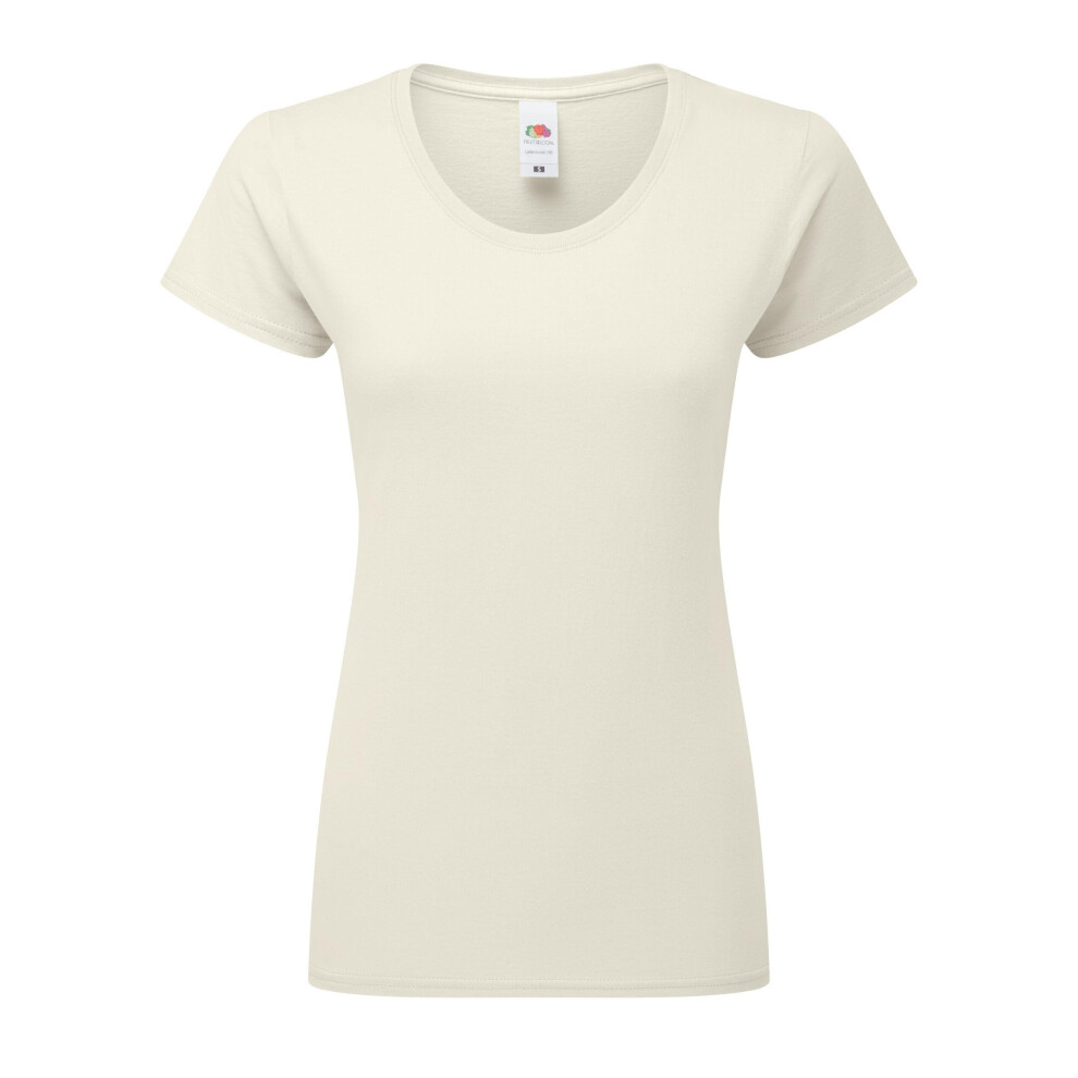 Fruit Of The Loom (Xxl, Natural) Womens/Ladies Ringspun Premium T-Shirt