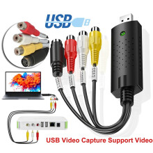 USB 2.0 Video Audio Capture Card for VHS to DVD Conversion