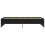 VidaXL vidaXL Bed Frame Black Oak 80 x 200 cm Engineered Wood 3