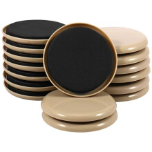 Furniture Sliders Plastic Rubber 16-Pack 3.5 Inch