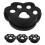 Black Tennis Racket Vibration Dampeners 4-Pack 4