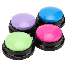 Record Talking Button for Dogs Cats Pets 4 Pcs 30s