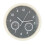 Unbranded silent wall clock battery operated grey 6