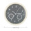 Unbranded Silent Wall Clock Battery Operated Grey 7