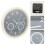 Unbranded Silent Wall Clock Battery Operated Grey 8