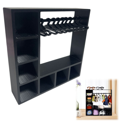 Doll Clothes Closet Storage Box for 18-Inch Dolls 2